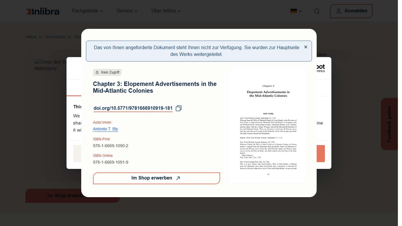 Escaping Matrimony - Inlibra